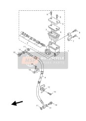 5S9F58751000, Support De Durite De, Yamaha, 0